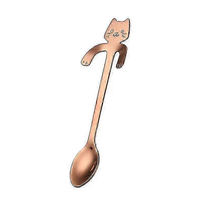 2025 Stainless Steel Cat Teaspoon - Cute Mini Tableware