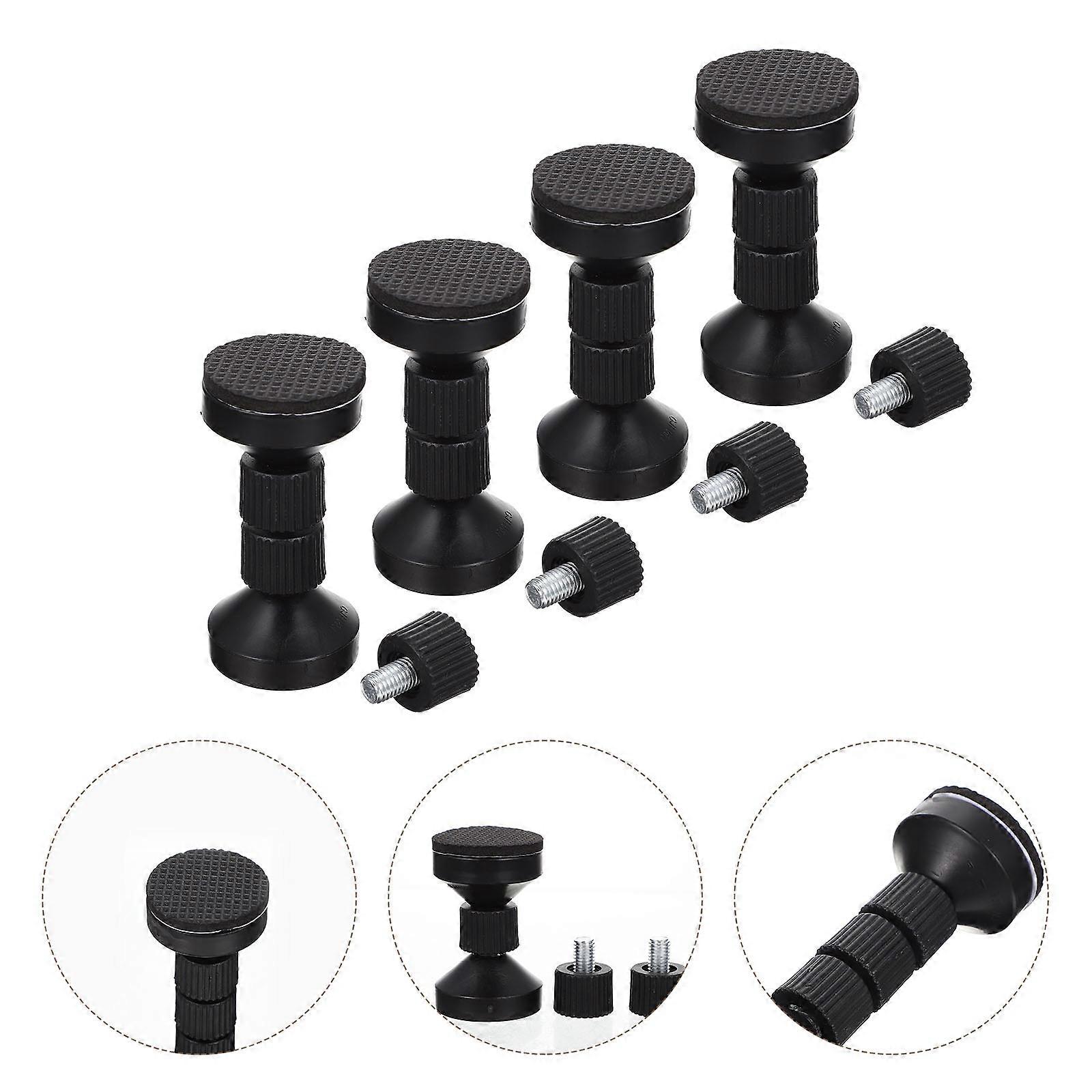 Bed Frame Fixer for Bed Headboard with 4Pcs Threaded Adjustable Stoppers