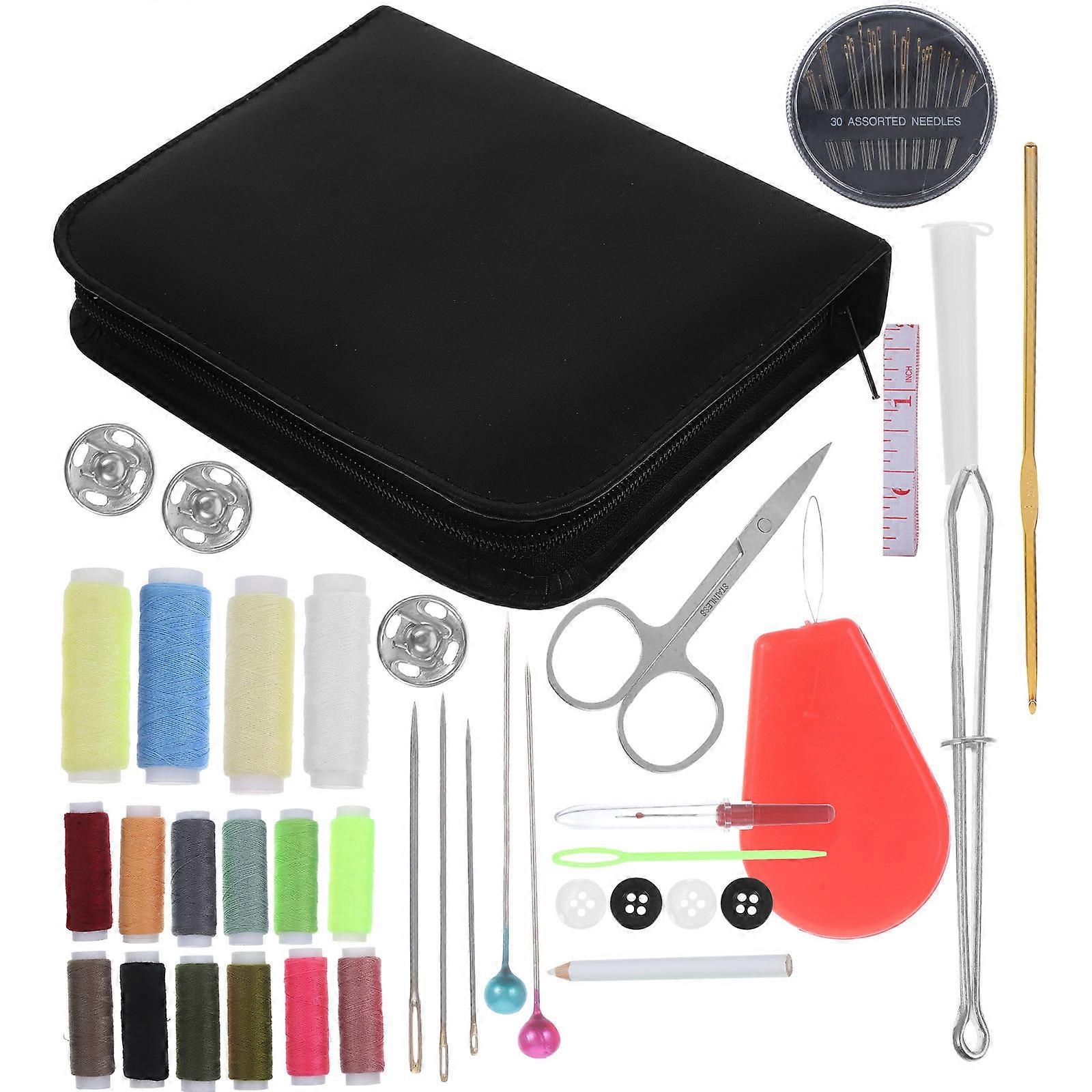Portable Sewing Kit 79Pcs Sewing Accessories for Emergency Use