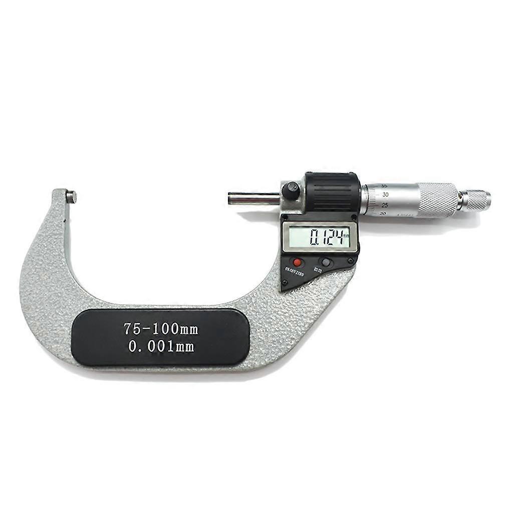 Digital Outside Micrometer 75100mm with LCD Display, 0.001mm Accuracy, Metric Inch Conversion