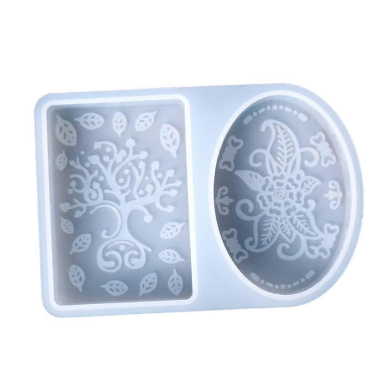 Ethnic Pattern Silicone Soap Mold for Handmade Soap Making, Flexible NonStick Easy Demolding