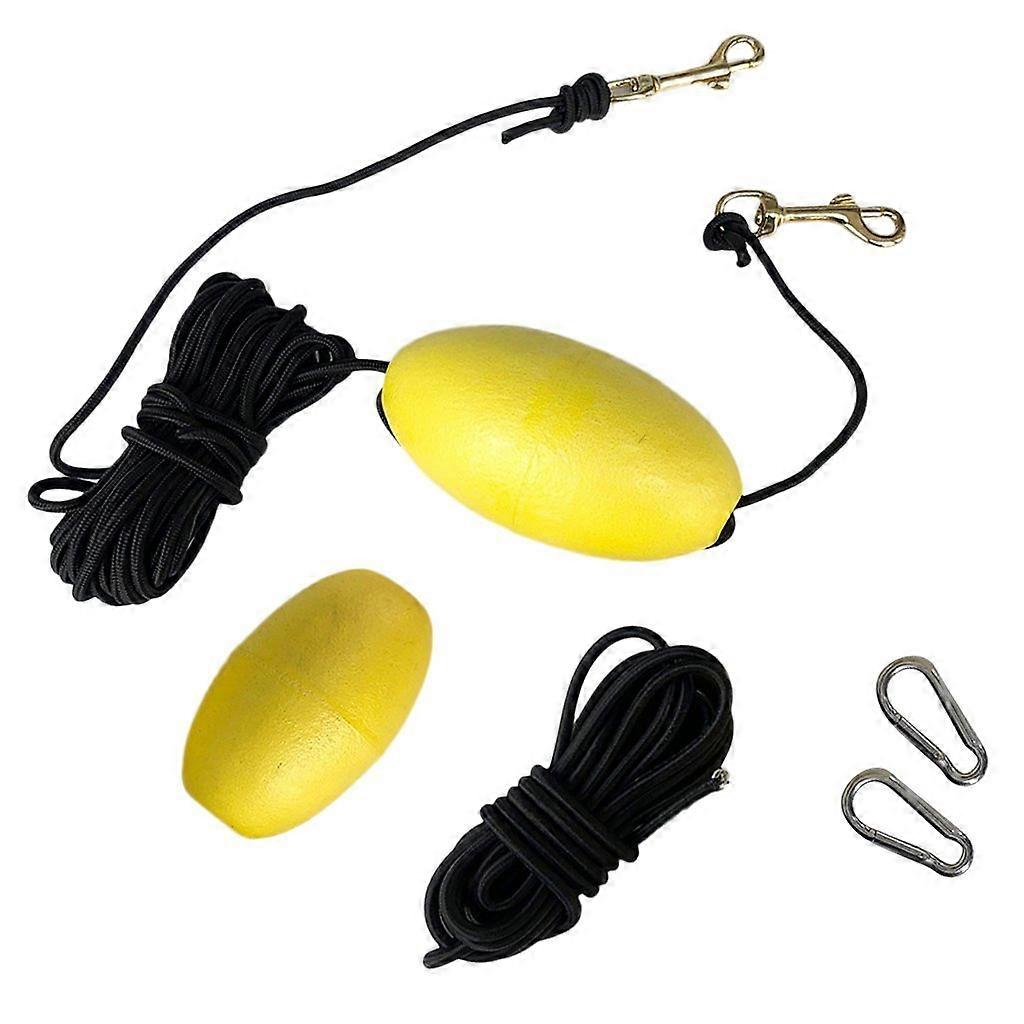 Kayak Anchor Float with Tow Rope Set, Keeps Gear Afloat, Durable Snap Clips, 8 Pieces
