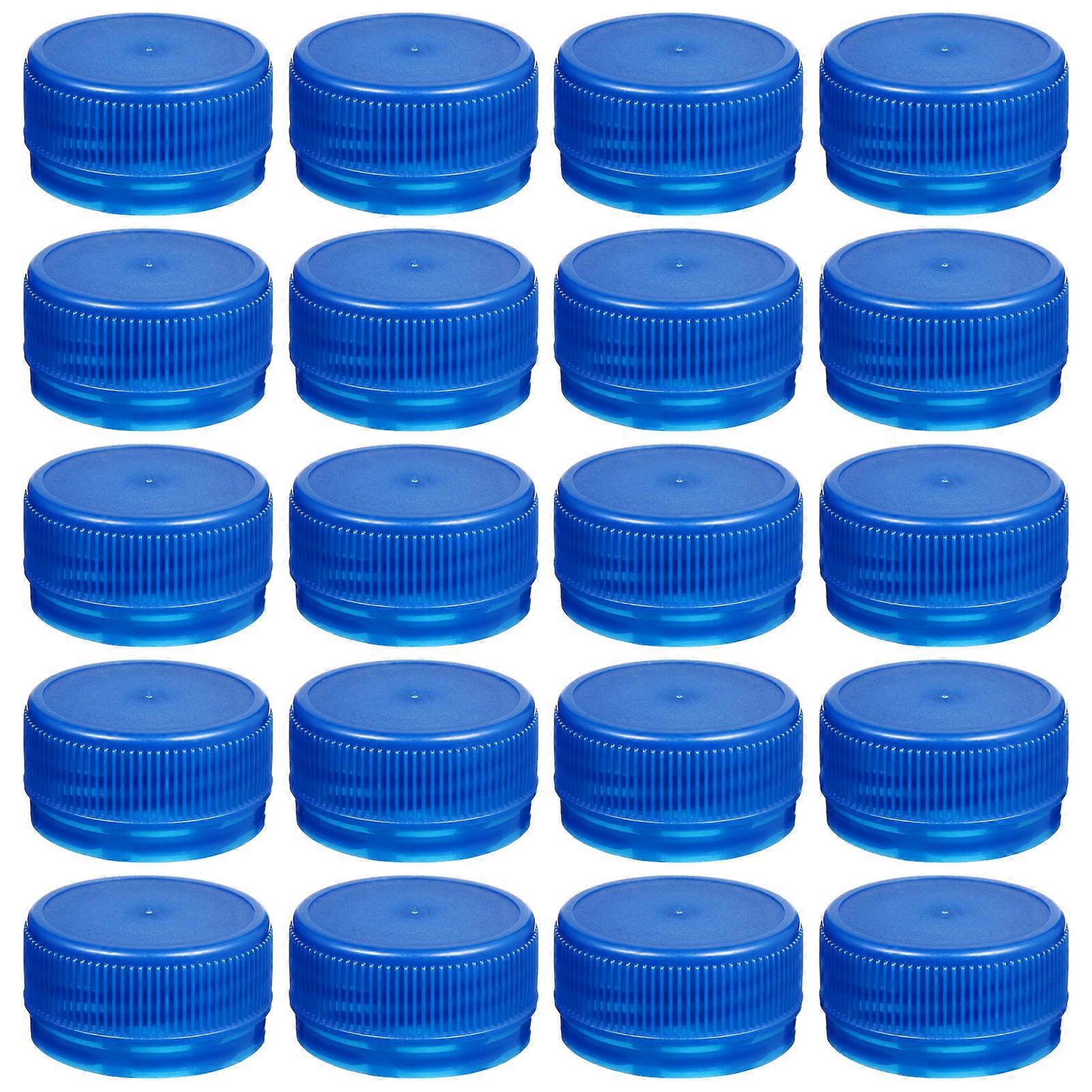Plastic Bottle Caps for DIY Use 100Pcs Dark Blue Drink Bottle Covers