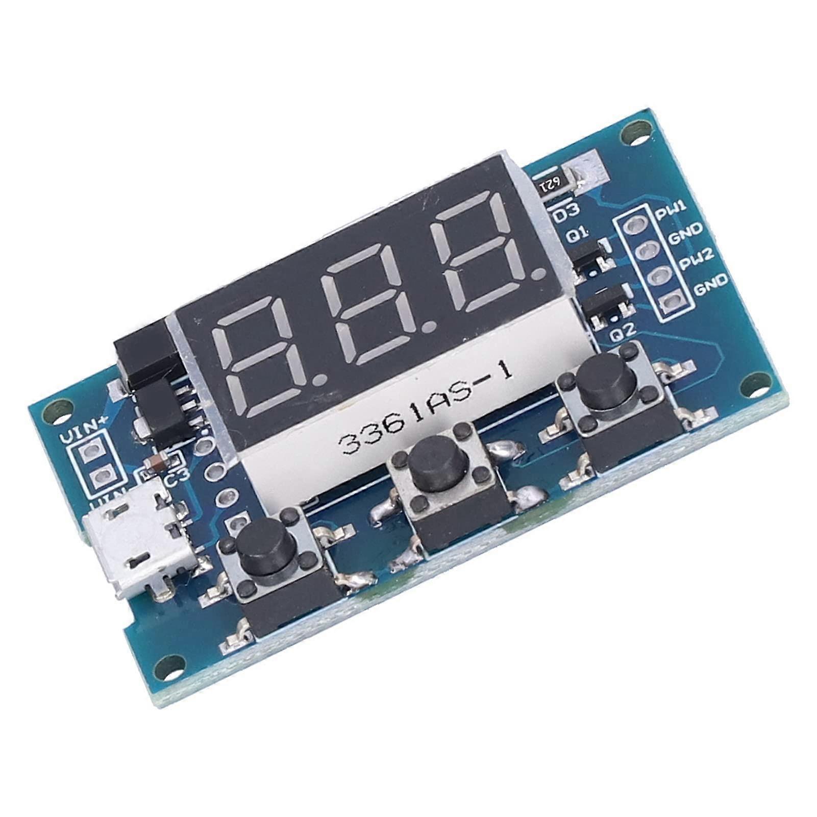 Adjustable PWM Generator Module with 3 Buttons for Precise Duty Cycle Control in Motors and Generators