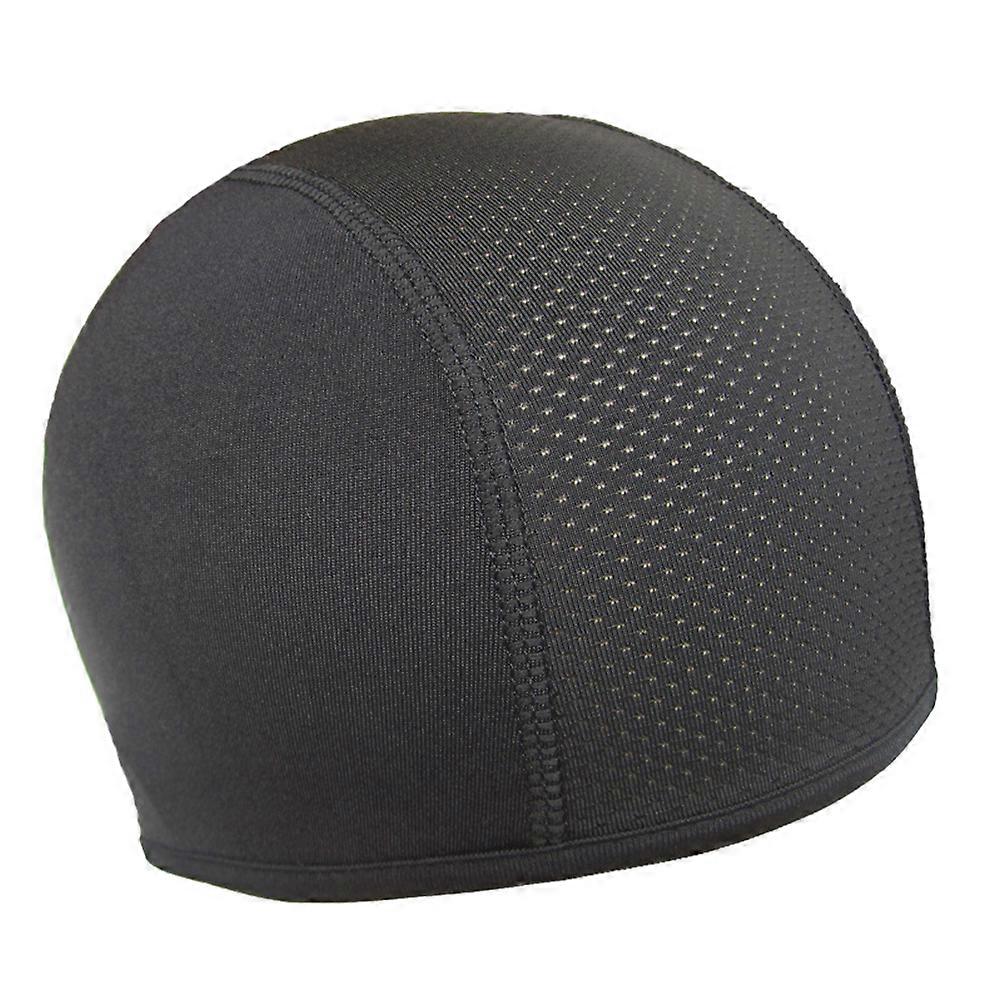 Cycling Skull Cap Liner for Bicycle Use 3Pcs Quick-Drying Black