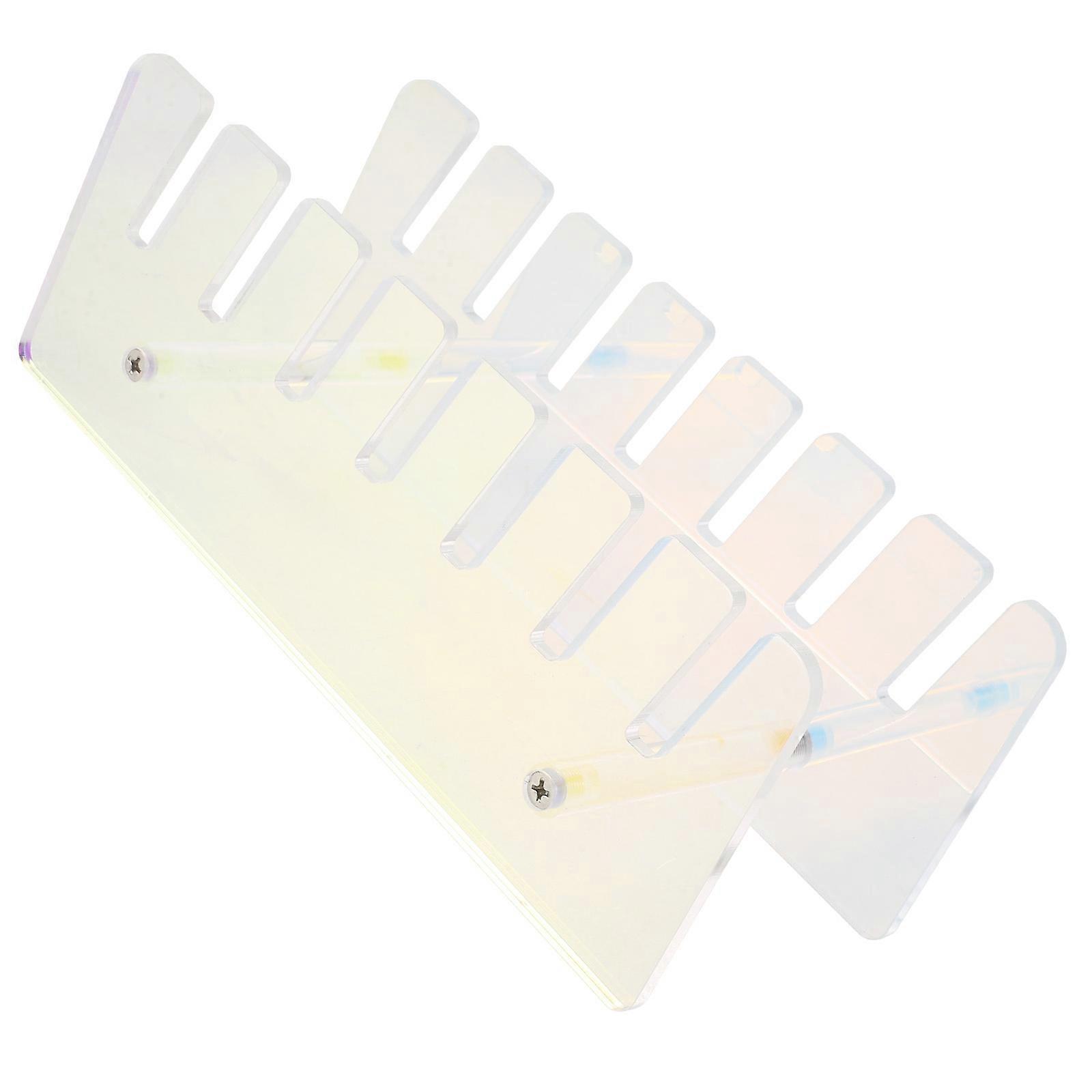 Acrylic Baseball Hat Stand for Display 3Pcs Desktop Hat Organizer Rack