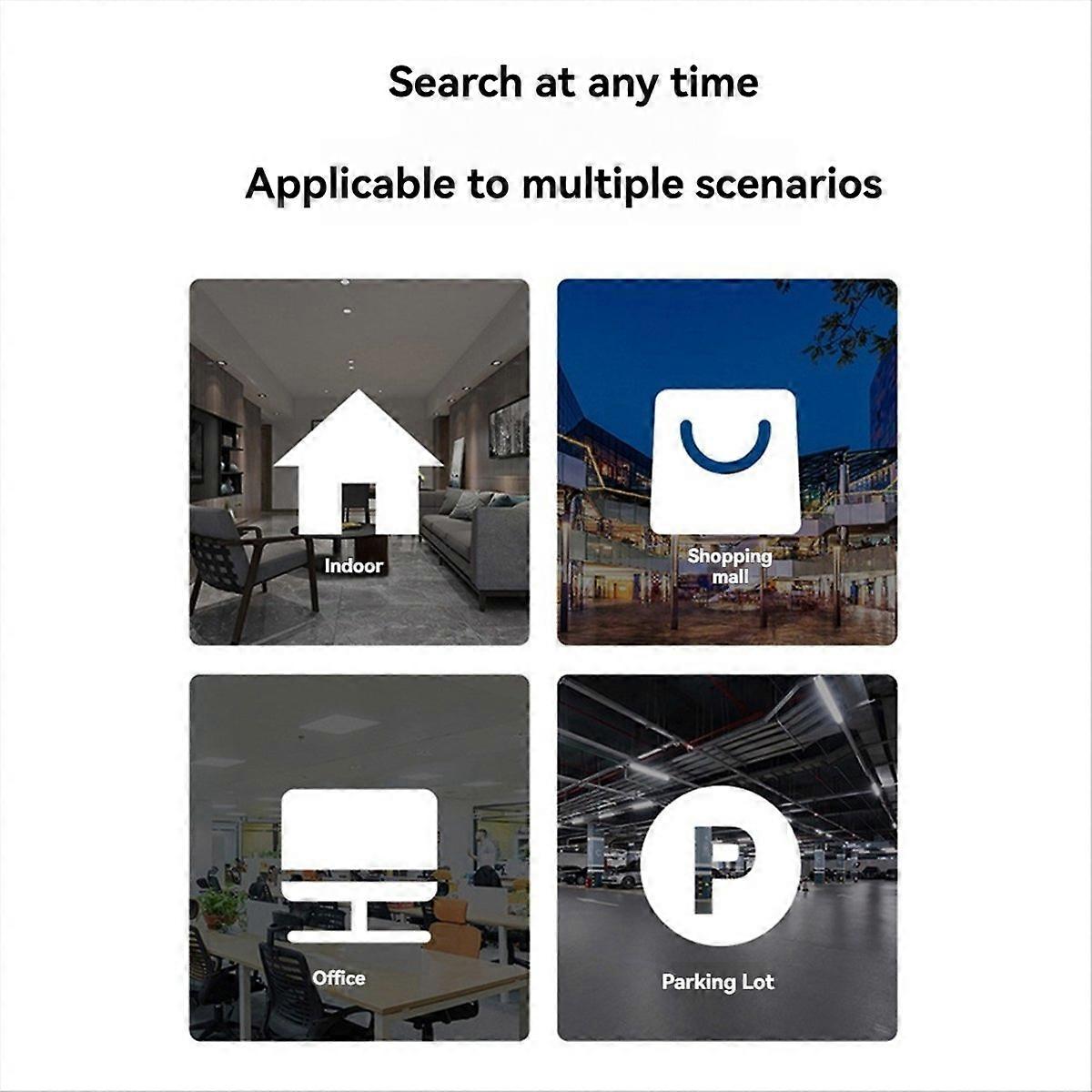 3pcs Smart Wallet Tracker Card Wireless Charging GPS Locator