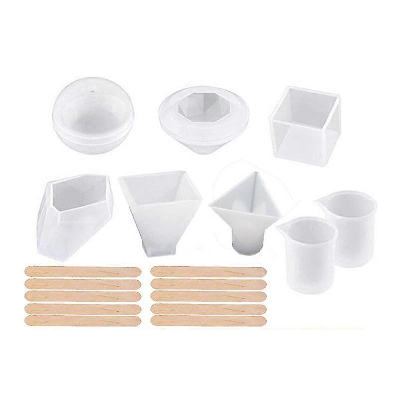 Silicone Epoxy Resin Molds - Resin Molds Silicone Kit