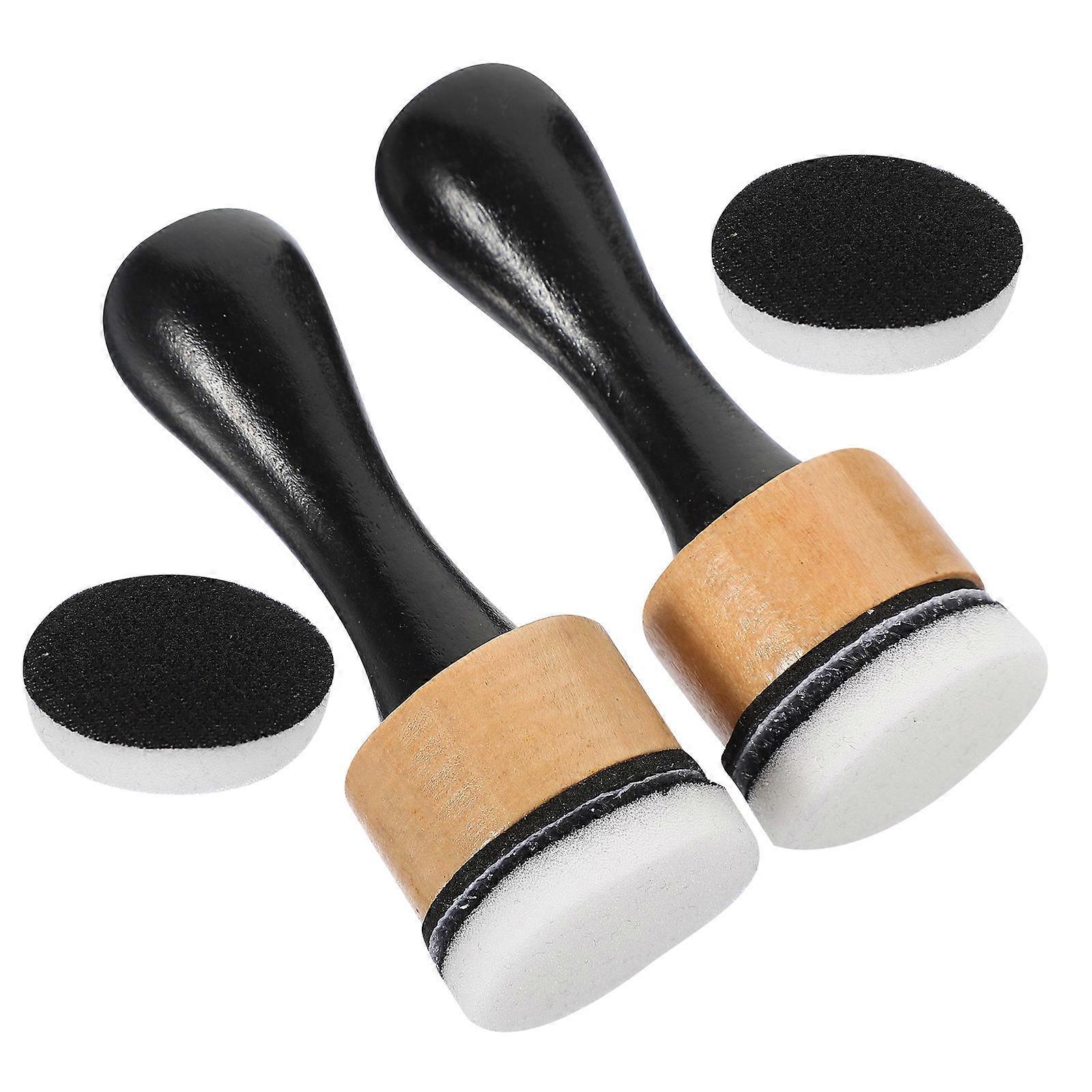 Mini Ink Blending Tool Wooden Handle Sponge Brush for Craft 1Set
