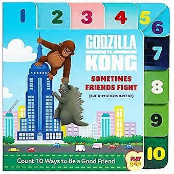 Godzilla vs. Kong: Noen ganger kjemper venner [Brettbok]
