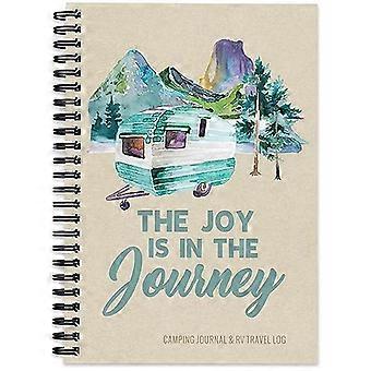 Camping Journal & RV Travel Logbook, Blue Vintage Camper: Caravanning Campingplass Loggbøker