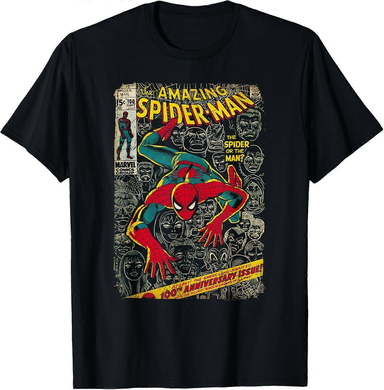 Marvel Spider-Man Comic Book Anniversary Short Sleeve T-Shirt TN 2110