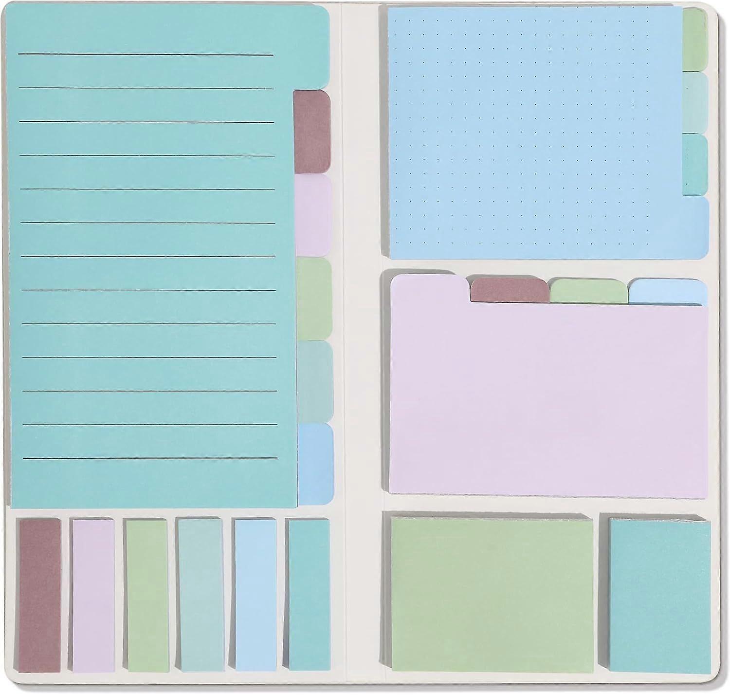Sticky Notes Set, Divider Sticky Notes 410 Packs Planner Sticky Note Dividers