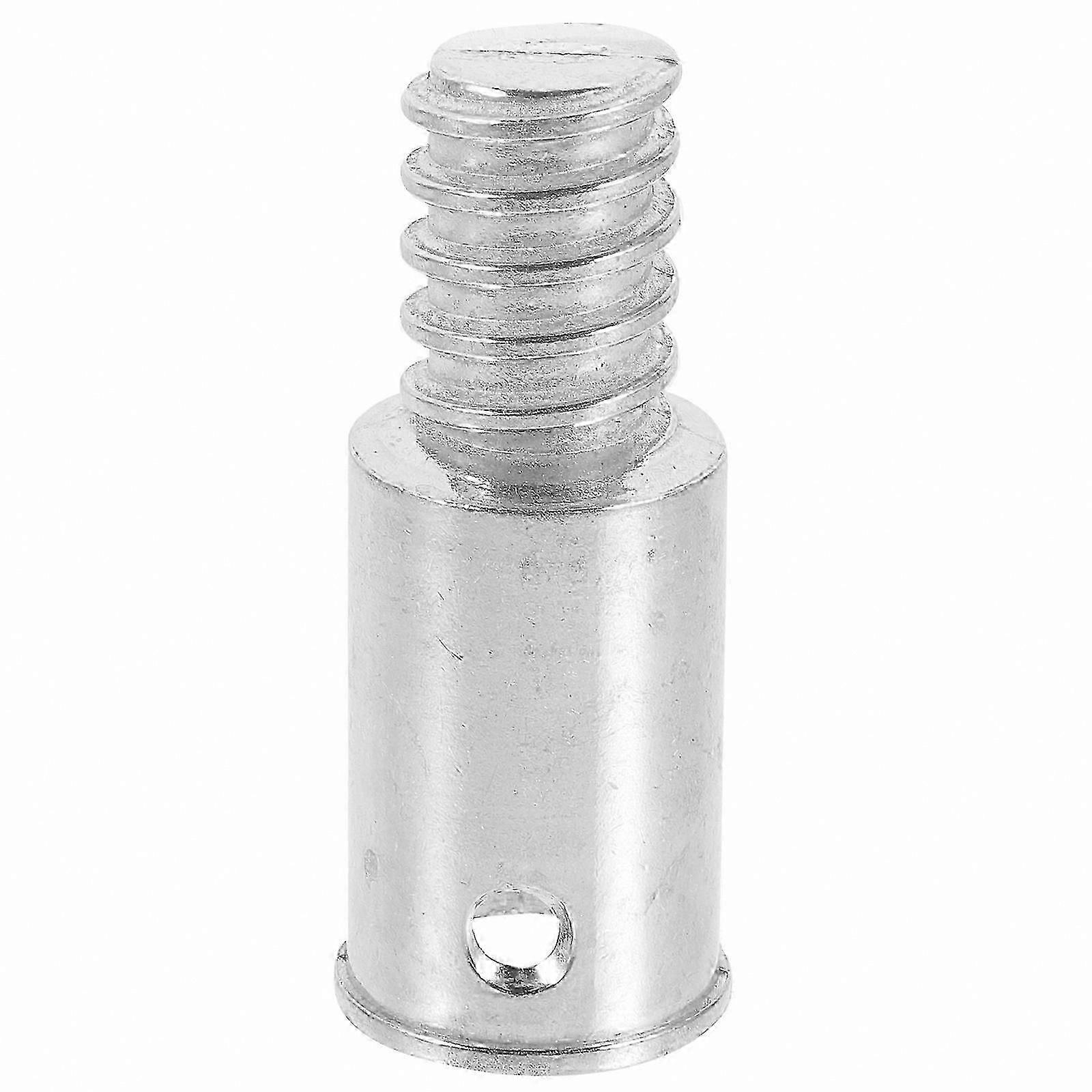 Threaded Broom Handle Adapter for Cleaning Tools, Silver, 1 Set