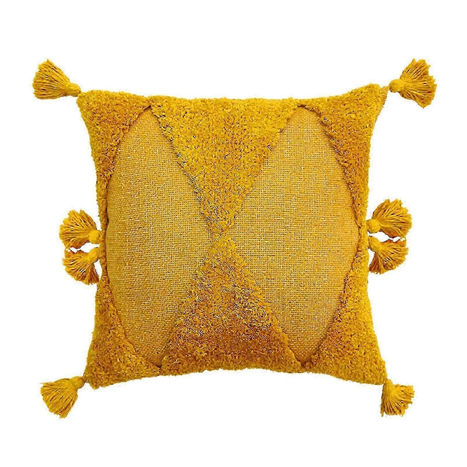 Morocco Minimalist Solid Color Throw Pillow for Case Geometric for Triangle