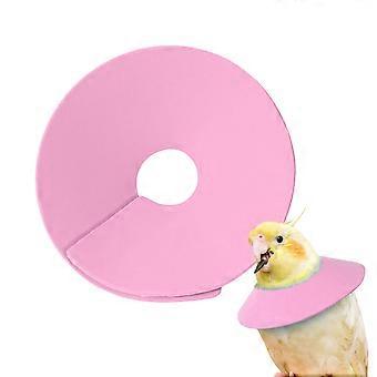 Weiches Genesungshalsband für Katzen, verstellbar, bissfest, komfortabel, für kleine Haustiere, Heilung, Rosa, Größe L