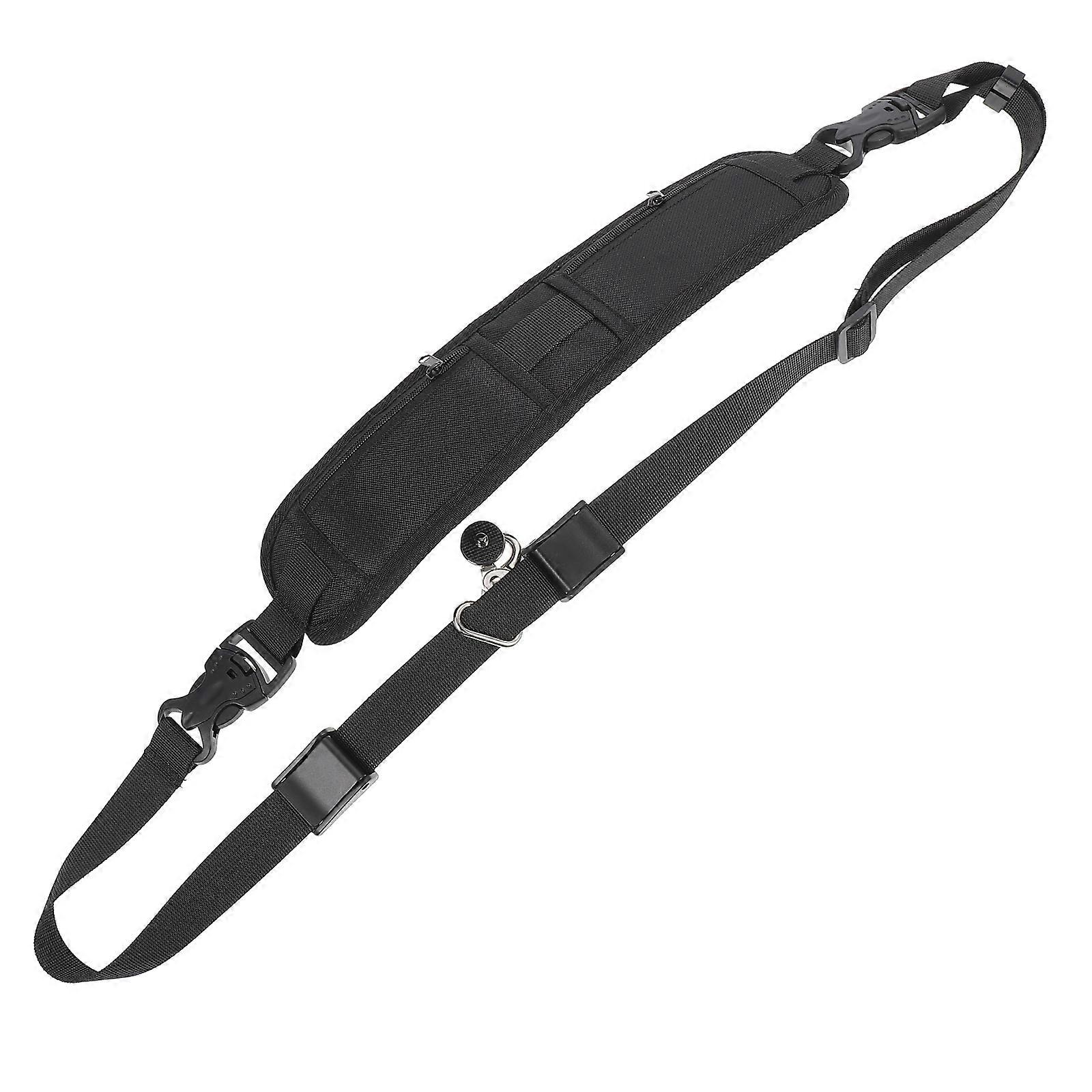 Adjustable Camera Strap Nylon Camera Shoulder Neck Strap Belt with Small Pockets
