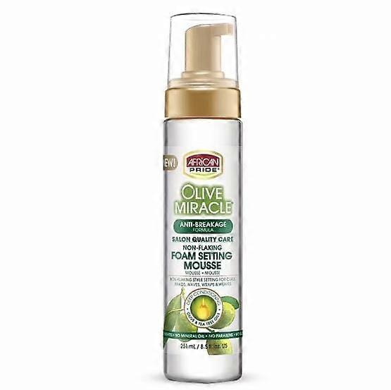 African Pride Olive Miracle Foam Setting Mousse 250ml