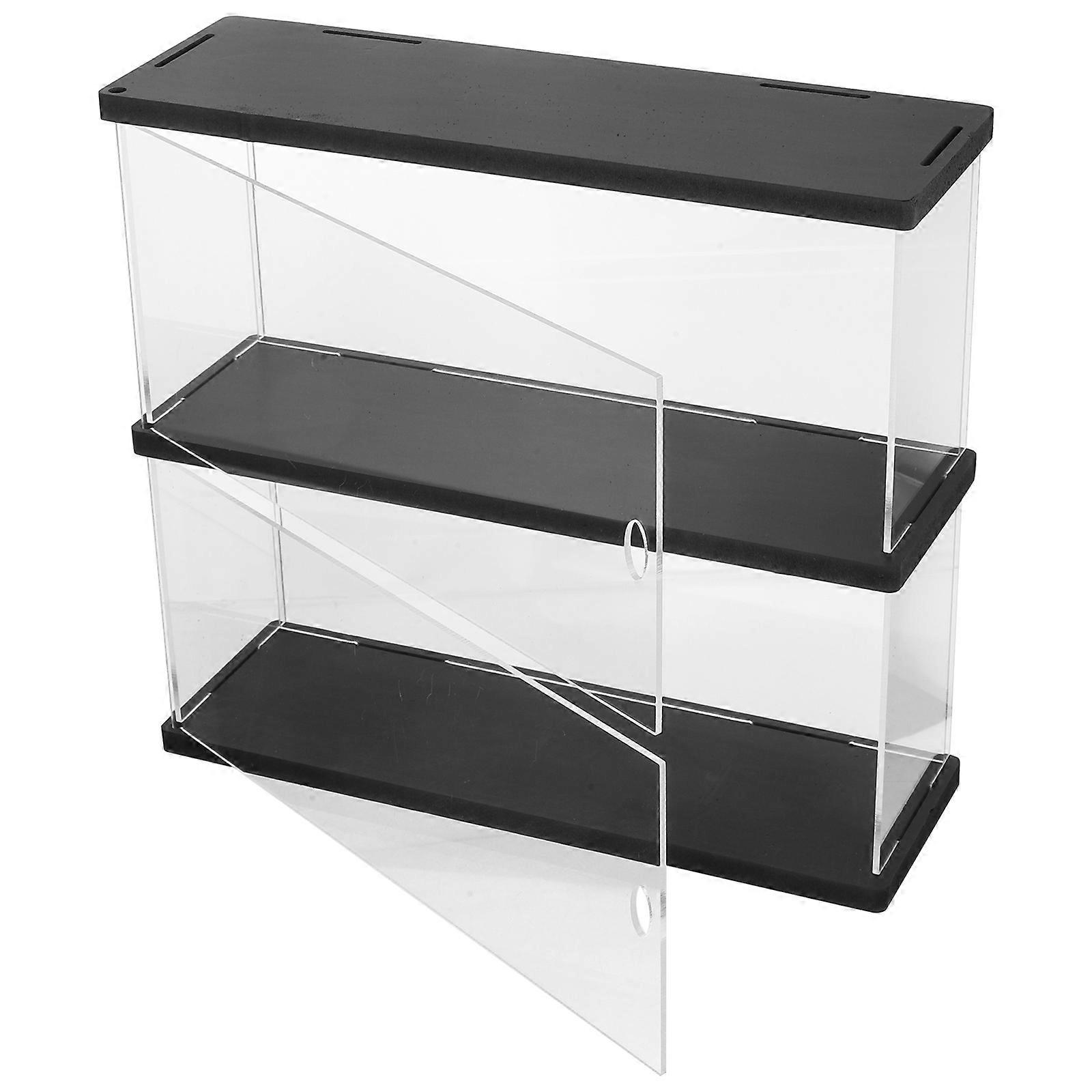 Clear Acrylic Display Case for Action Figures Dustproof Storage