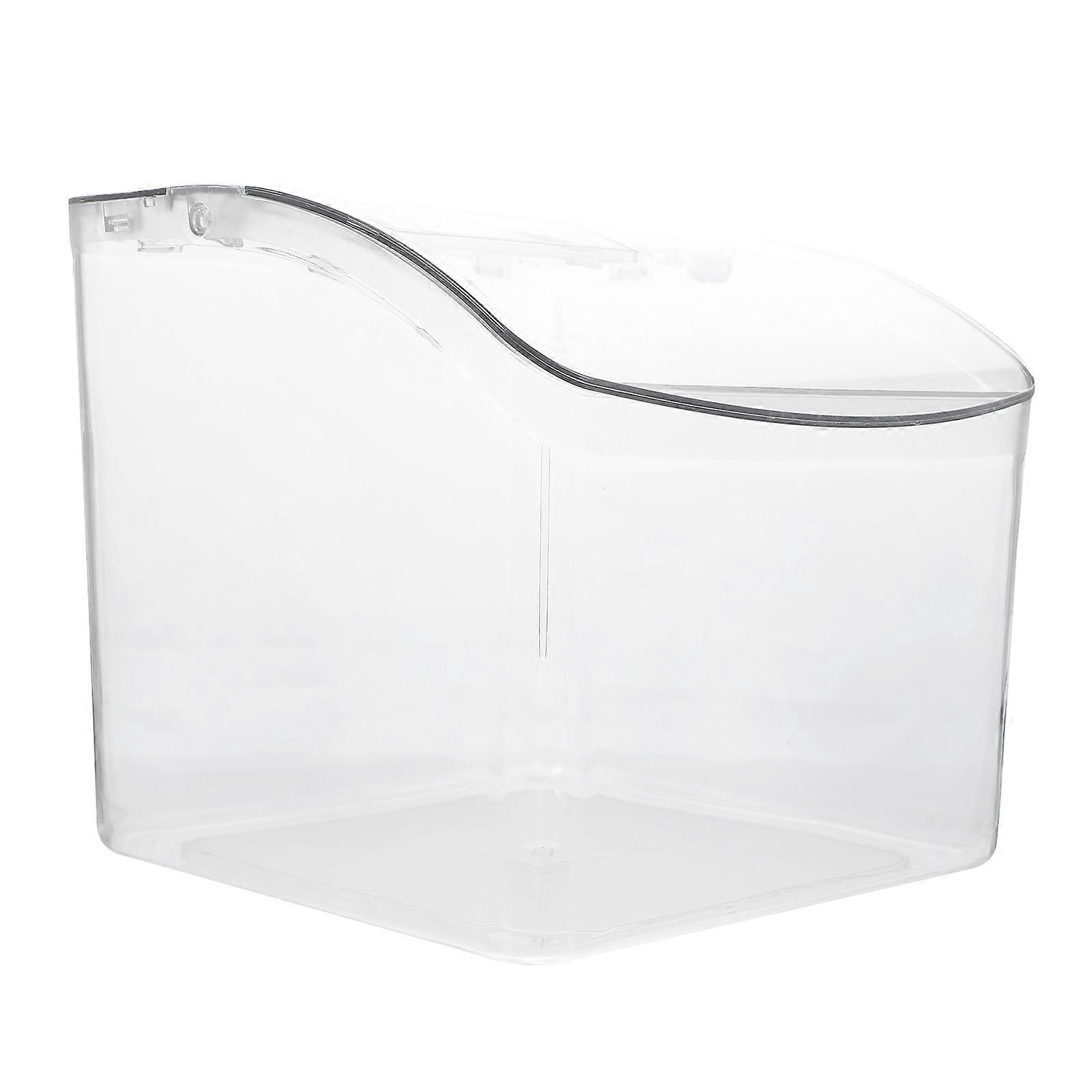 Candy Storage Box Transparent Flip-Type Candy Container for Storage Use 1Pcs