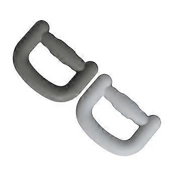 Pinze per allenamento di forza, 2 pezzi, resistenti, a forma di D