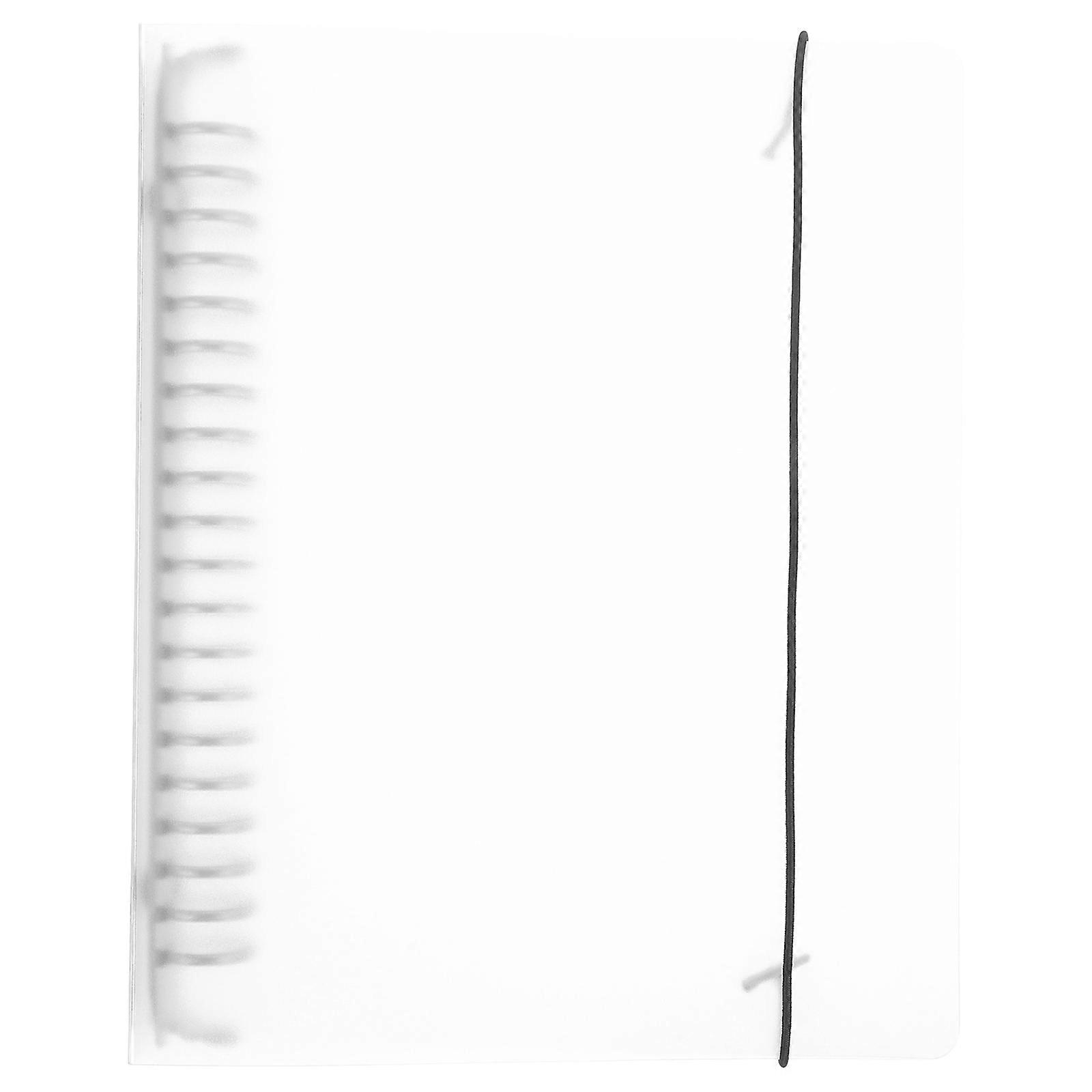 Loose Leaf Binder Cover Transparent Binder for Storage Notebook Shell