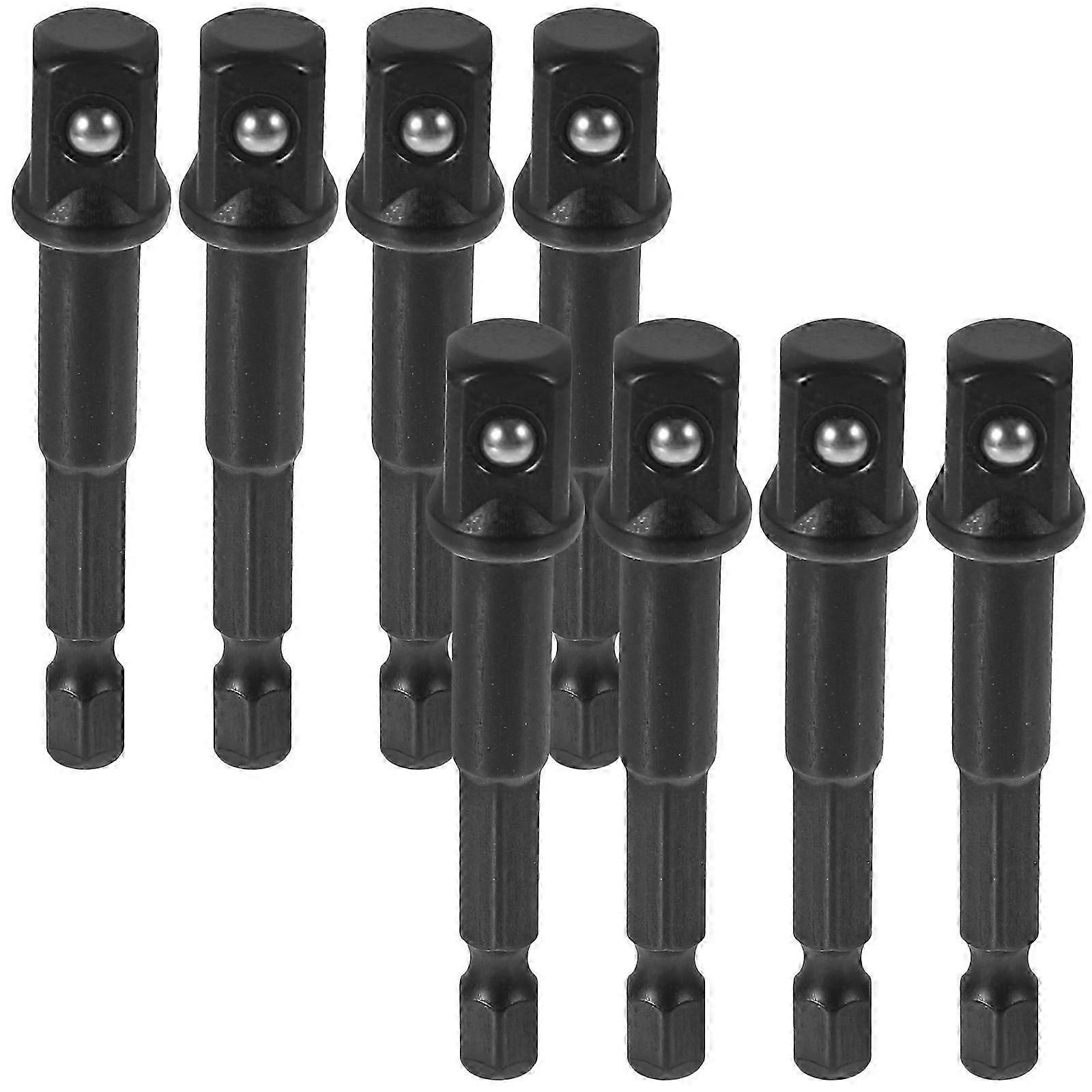Impact Socket Adapter Drill Socket Adapter 1Set Black