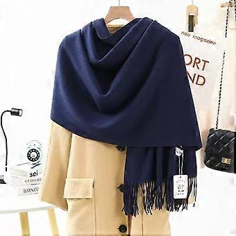 1-Piece Set/Women's Shawl Scarf - Soft Wine Red Luxury Winter Scarf, Thick Warm Coat Scarf, Suitable for Weddings, Parties, and Daily Use, Bohemian St