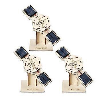 Novelty Artificial Satellites Space Models DIY Solar Satellites Model Kit STEM Toy Kids Educational Science Toy Kit