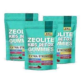 3pack Zeolite Gummies - 60 Count Nutrition Gels & Chews