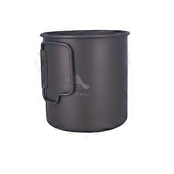450ml Titanium Cup Przenośny kubek kempingowy Outdoor Picnic Water Cup Outdoor Portable Camping Ultralight Titanium