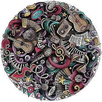 1000 Pieces Animal Puzzle Round Jigsaw Puzzles