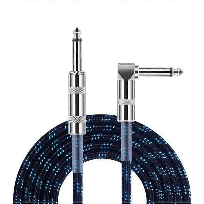 6,35 mm gitarrkabel, elgitarr sladd brusreducering instrumentkabel 3m