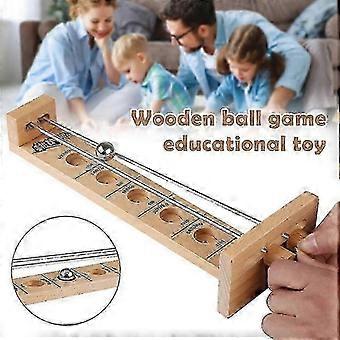 Z6 Wooden Ball Toy Shoot The Moon Games Desktop Nostalgia Balancing Board Game Educational Toy For Bar Groups Kids