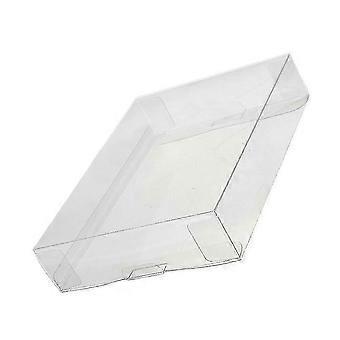 10pcs/lot Clear Pet Plastic Box Protector Case Sleeves Cover compatible with Snes N64 Cib Boxed Games Box