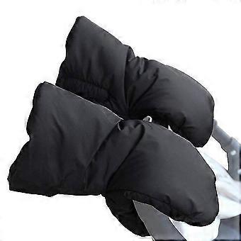1 par de guantes de cochecito UniversalEs cochecitos de mano, cochecito anticongelante Guantes de carrito Guantes de carro Engranaje Carrito de compras Calentadores de manos Guantes de invierno impermeables Wi