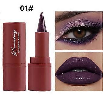 Hot Sale KIRRMING 2-in-1 Eyeliner Lipstick 4 Colors Waterproof Lasting Matte Eyeliner