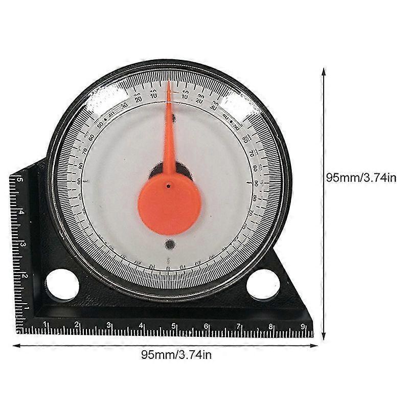Mini Inclinometer Measuring Tool Tilt Level Protractor Angle Detector Clinometer Slope Angle Meter with Magnetic Base