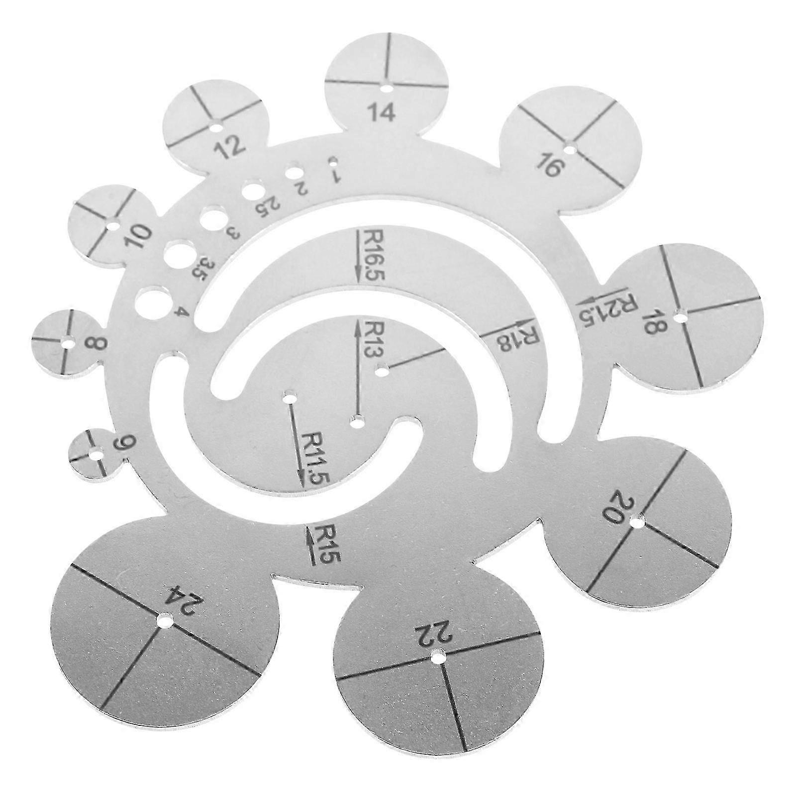 Leather Cutting Template Easily Cut Template Shape Leather Round Corner Template compatible with Leather Working