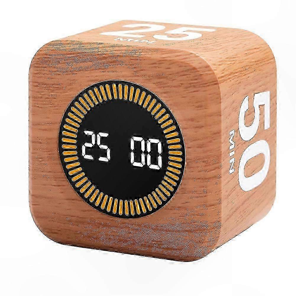 Adjustable Focus Timer with Preset Intervals, Desk Cube Sensor for Productivity, Silent Mode Feature