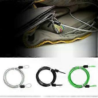 0.5-meter portable outdoor anti-theft bicycle lock, with steel wire and high-strength steel cable, suitable for mountain bikes, road bikes, bicycle ac