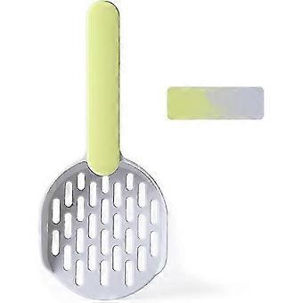 Lettiera Scooper Con Filtro Cacca In Plastica Abs Di Alta Qualità, Resistente E Facile Da Pulire, 1 Pezzo (Verde), 7450
