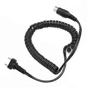 Replacement Nail Drill Handpiece Power Cable, Black Silicone Alloy Replacement Cord for Nail Drills