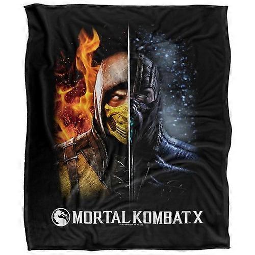 Mortal Kombat Subzero Scorpion Soft Touch Blanket