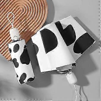 Cow pattern cute creative umbrella dual-use compact and portable 50% off automatic umbrella
