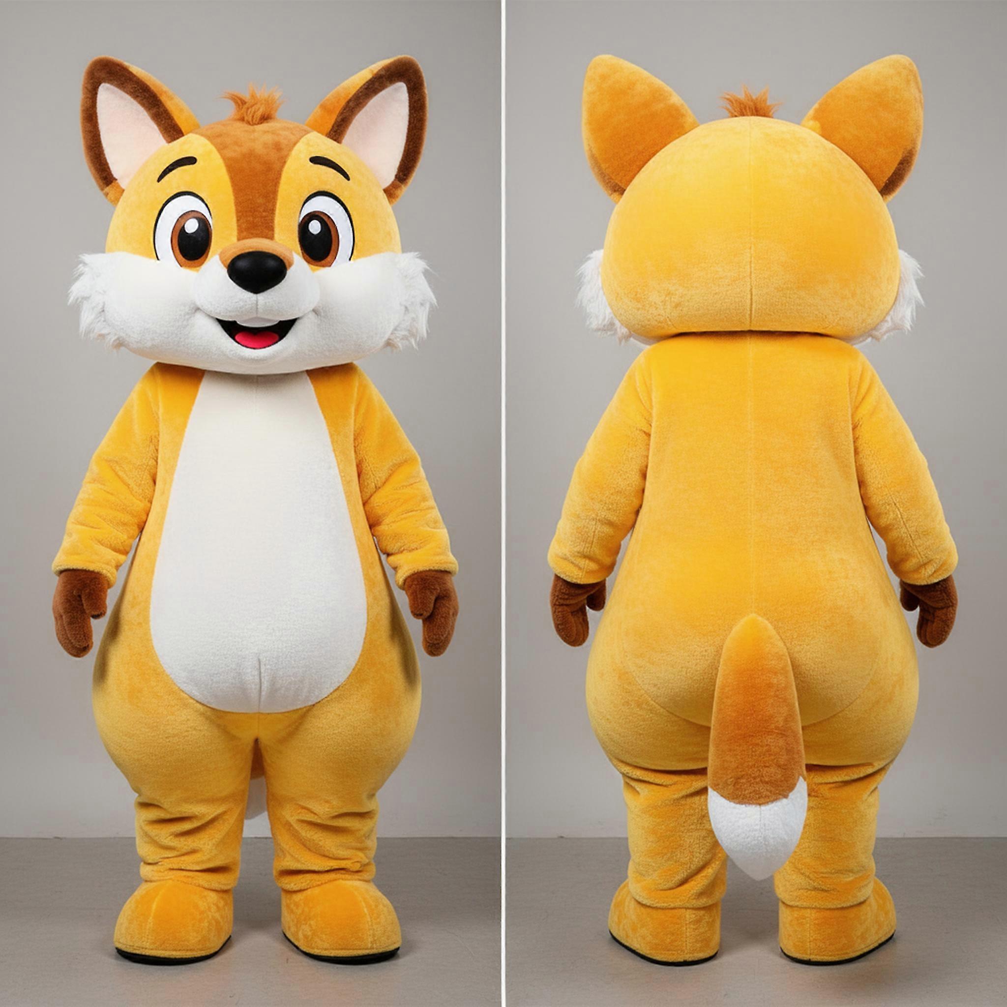 MASTICOT Yellow Broad Shouldered Momentum Mascot