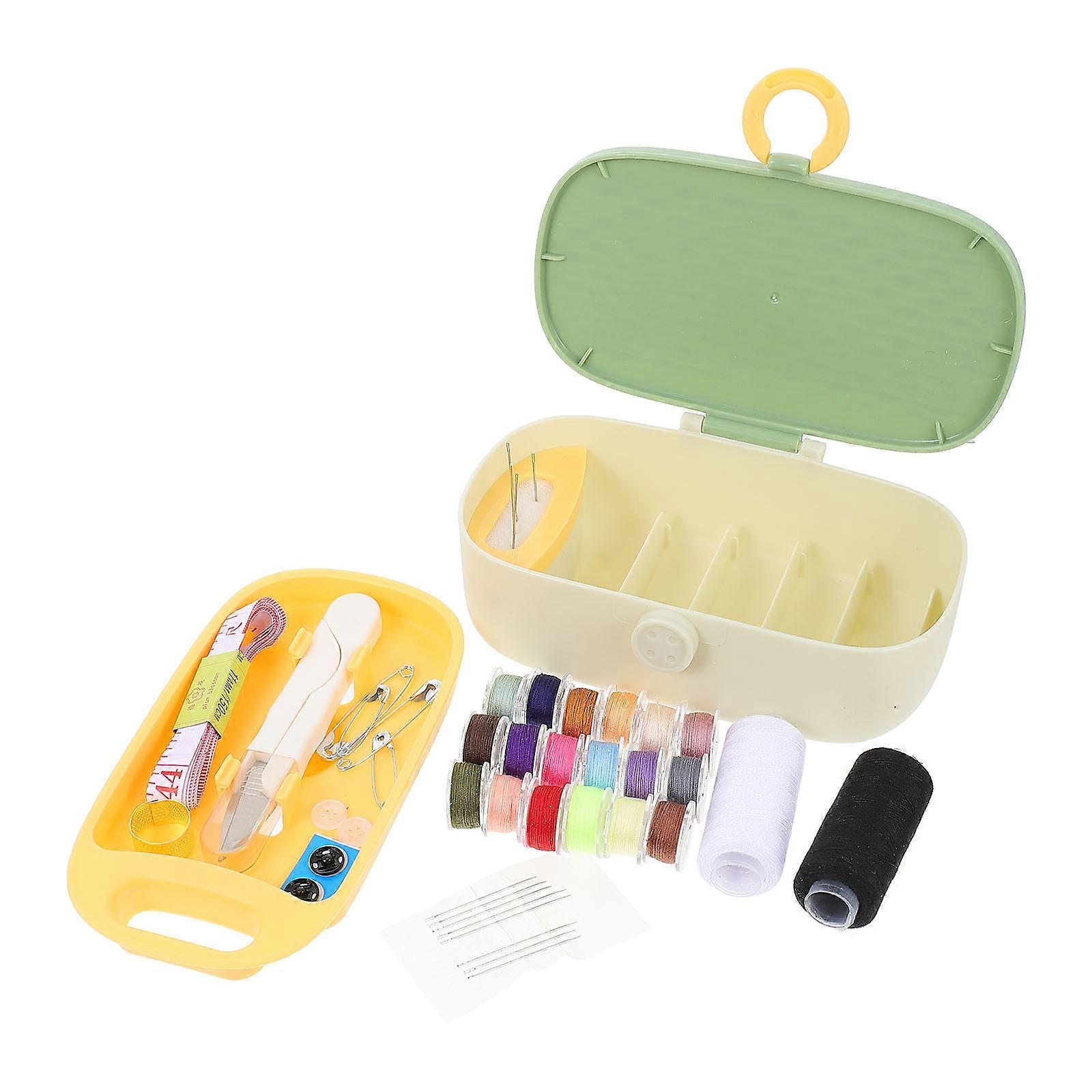 Sewing Needle Thread Box for Storage 1Set Multi-Purpose Portable Kit