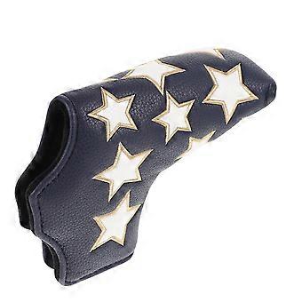 Golfs Club Head Cover for Protection 1Pcs Durable Blue PU Sleeve