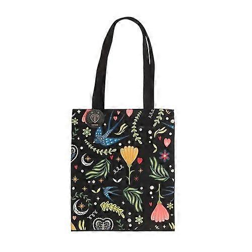 Something Different Midnight Bloom Polycotton Tote Bag