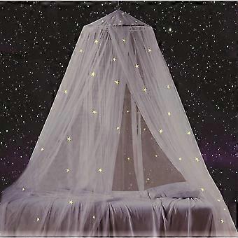 Bed Canopy With Fluorescent Stars Glow In Dark,present For Boys/girls